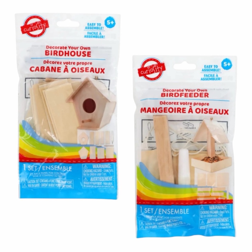 ⭐️ Bundle 5 for $13 • DIY Birdhouse and Birdfeeder Kits